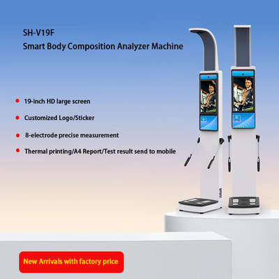 Ultrasonic Height Weight Scale Body Composition Analysis Machine