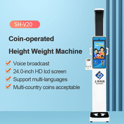 SH-V20 Coin Operated Blood Pressure Machine Body Composition Scanner with Thermal Printer