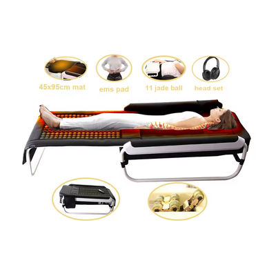 Lumbar Traction Heat Therapy Stretcher Chiropractic De Masaje Jade Thermal Infrared Massage Bed