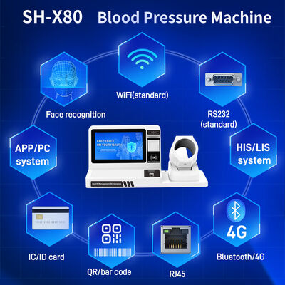 Hospital-Grade Electronic Blood Pressure Monitor Arm Blood Pressure Measuring Machine with Cuff Medical Digital BP Monitor