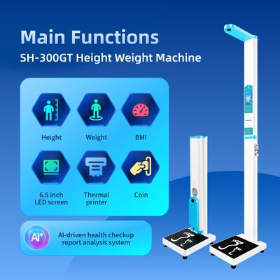 Coin Operated Height Weight BMI Vending Scale with LCD Display OEM/ODM Customization