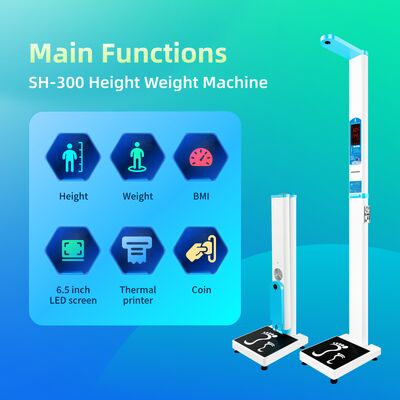 Coin Operated Health Body Scale with Height Weight Bmi Weighing for Pharmacy Clinic