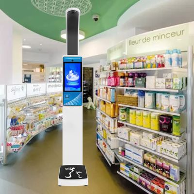 SH-V15 ذكي الموجات فوق الصوتية BMI الارتفاع والوزن المقياس مع الطابعة